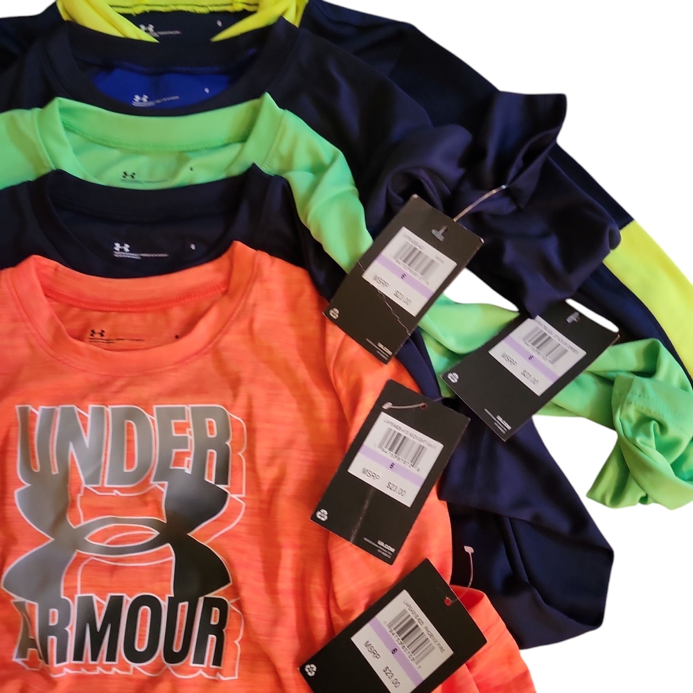 NWT- Under Armour Long-sleeve Athletic Shirts - Bundle Of 5